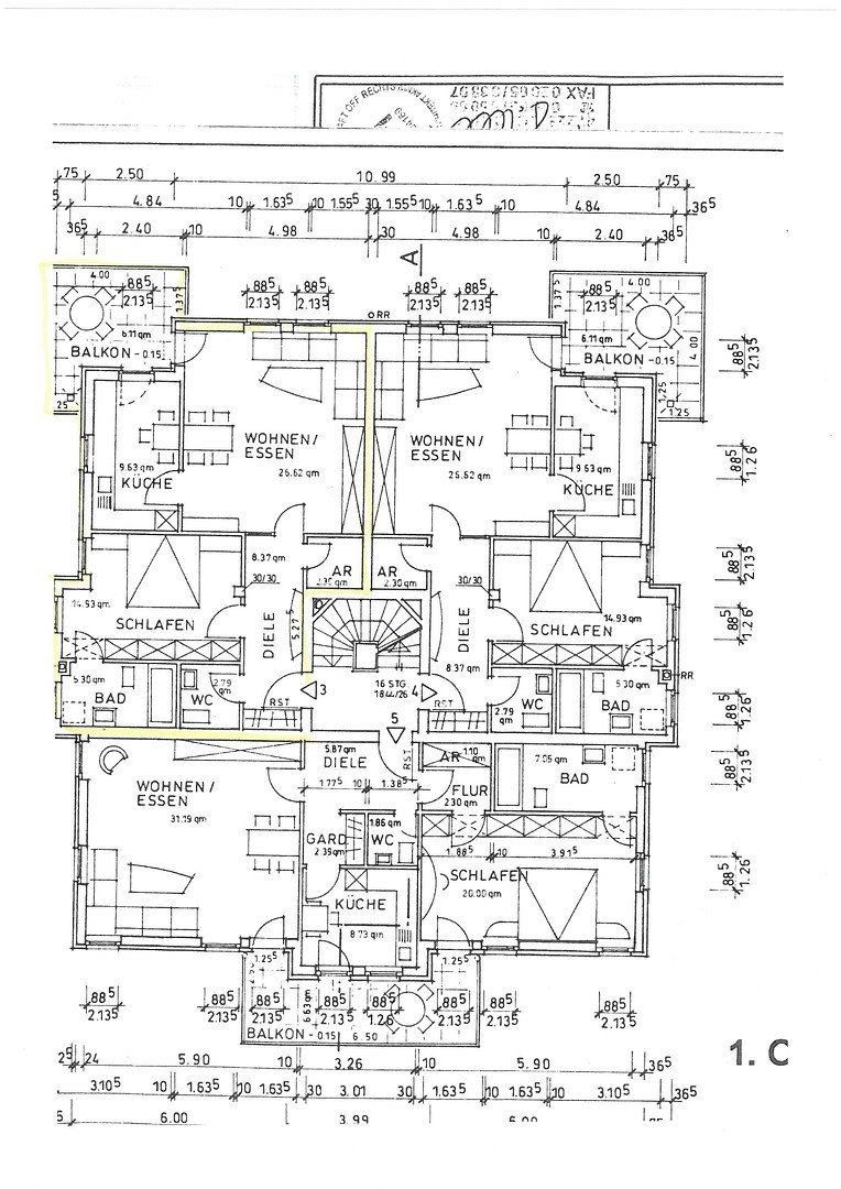 2+1, Am Neuen Garten 9a Potsdam Nauener Vorstadt Brandenburg 14469, 76 m² - 1