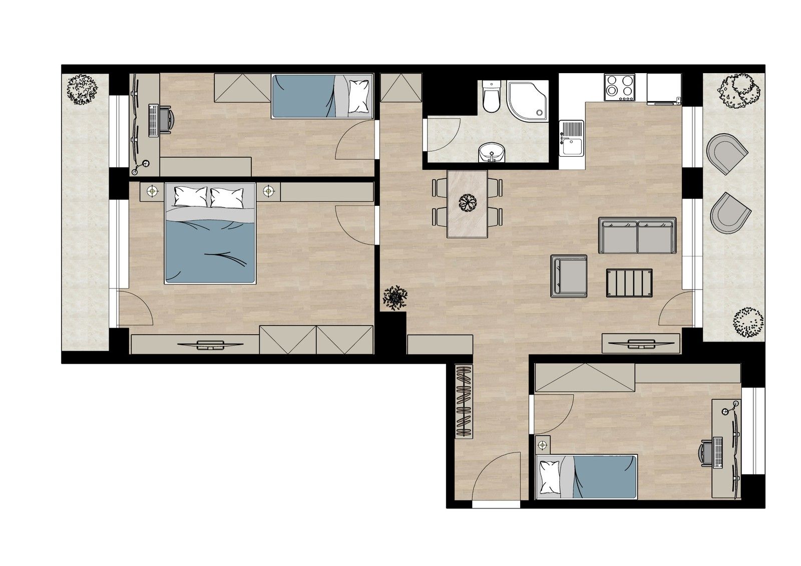 Prodej byt 4+kk - Vašatova 3218, Kladno, 90 m² - 5