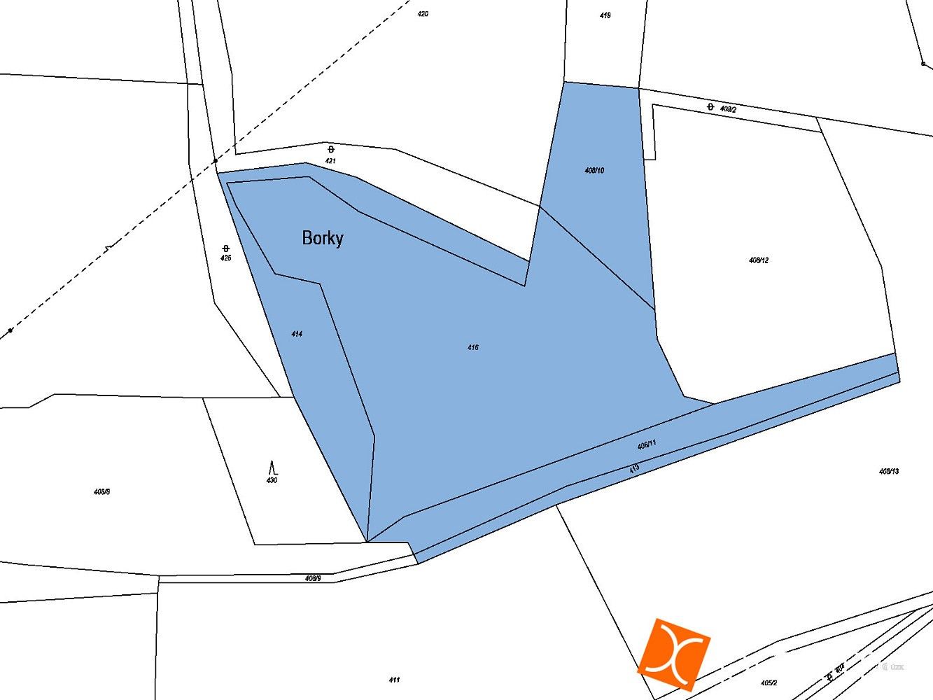 Prodej zemědělský pozemek - Cetyně, okres Příbram, Středočeský kraj - 2