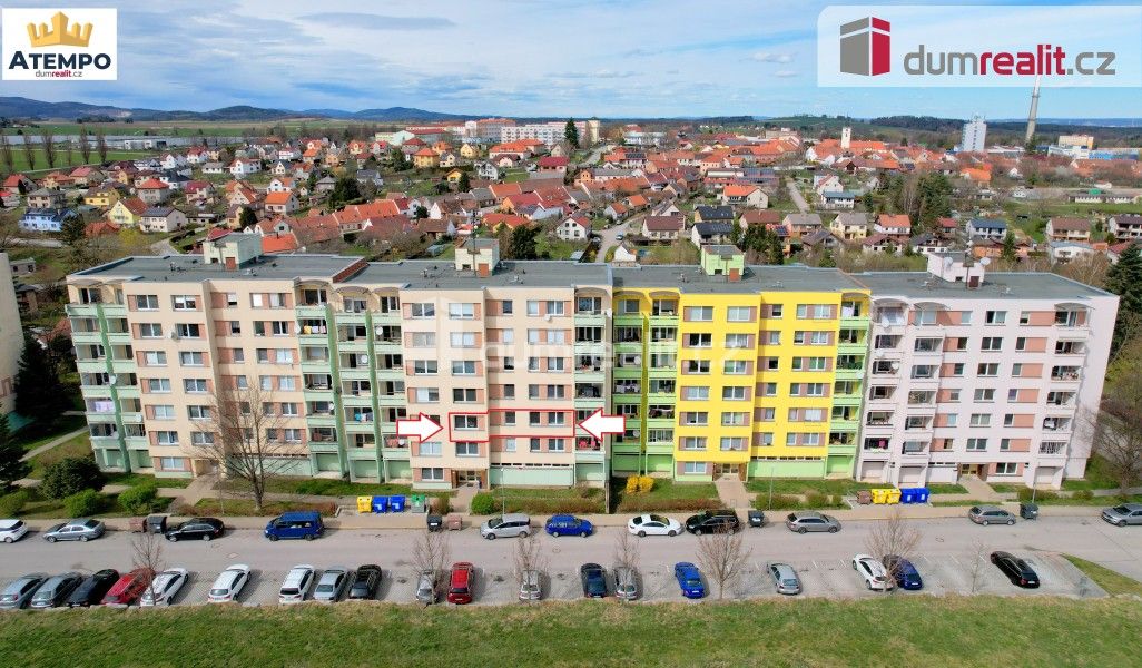 Prodej byt 3+1 - Nad Cihelnou, Velešín, 64 m²