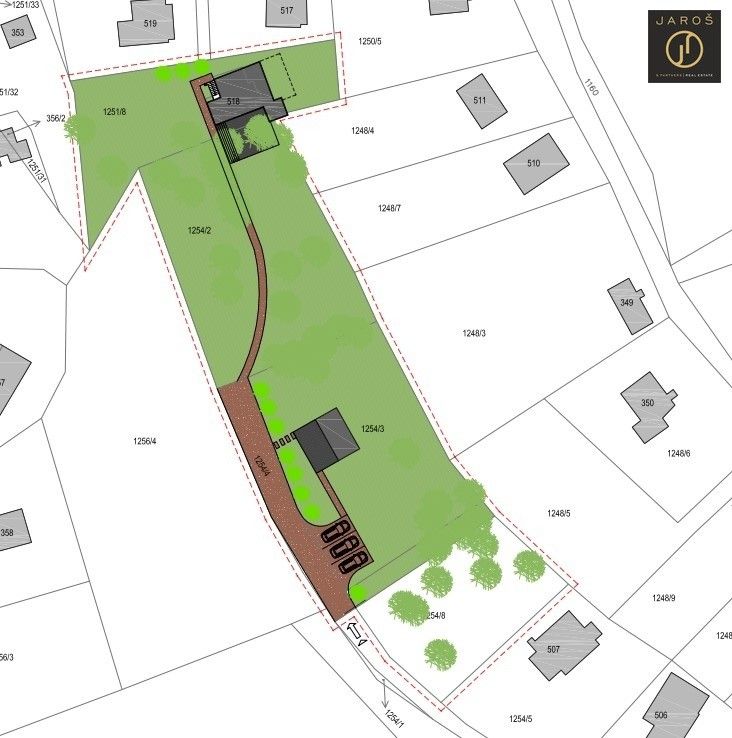 Pozemek pro bydlení, 3 055 m²