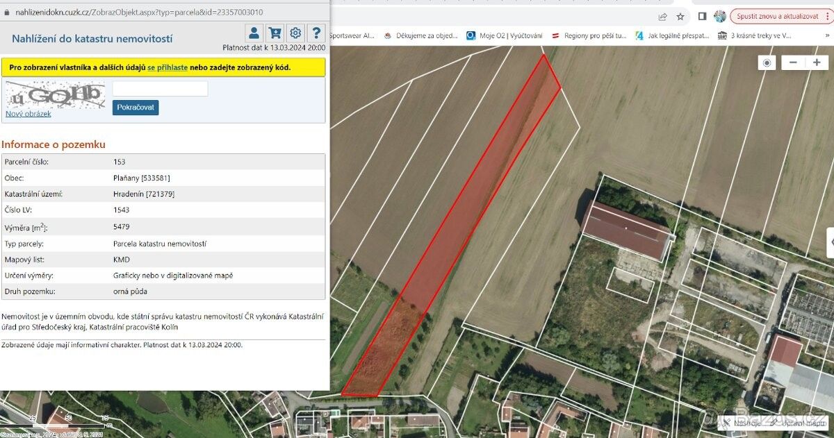 Pronájem zemědělský pozemek - Kolín, 280 02, 5 479 m²