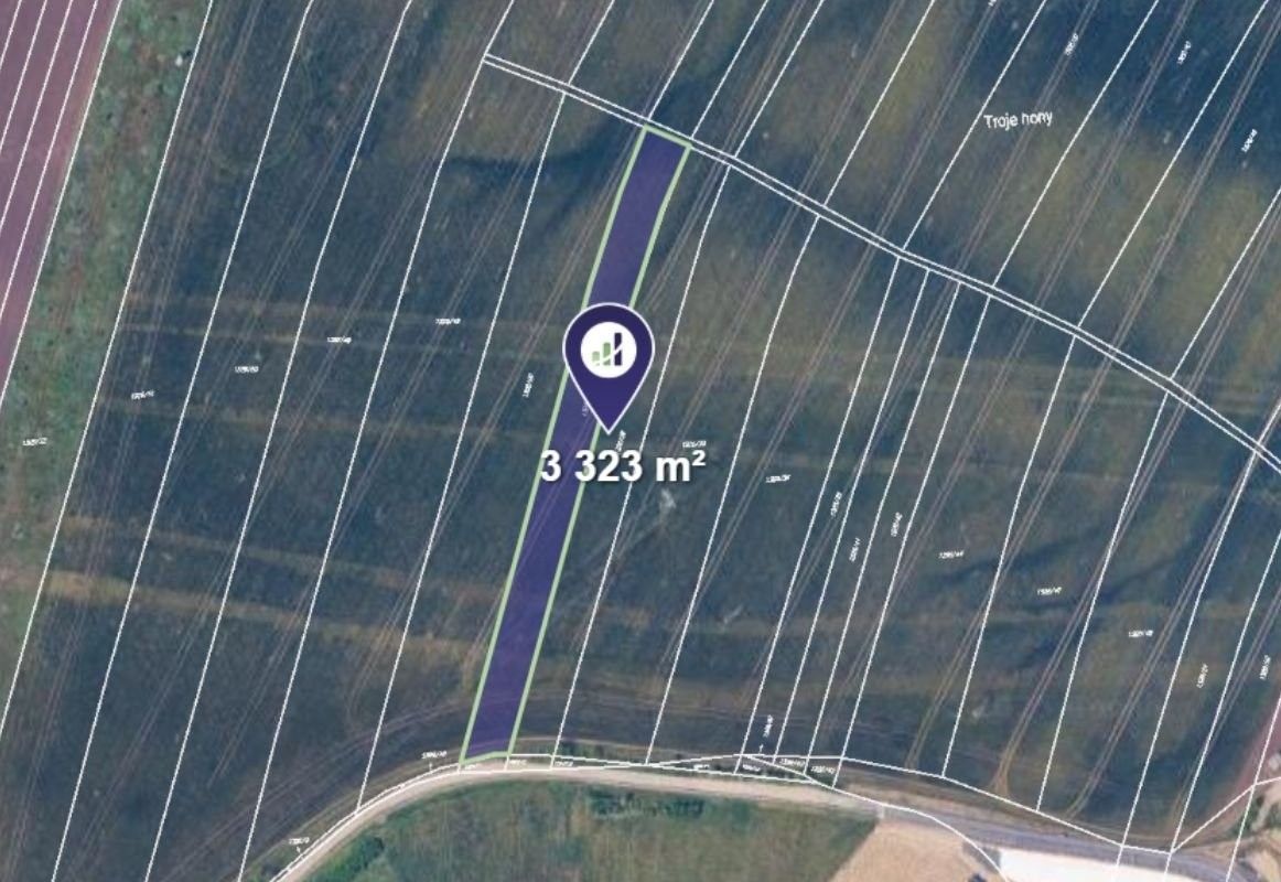 Zemědělské pozemky, Žabčice, 1 662 m²