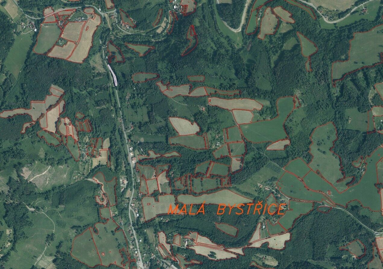Prodej pozemek - Malá Bystřice, 933 m² - 5