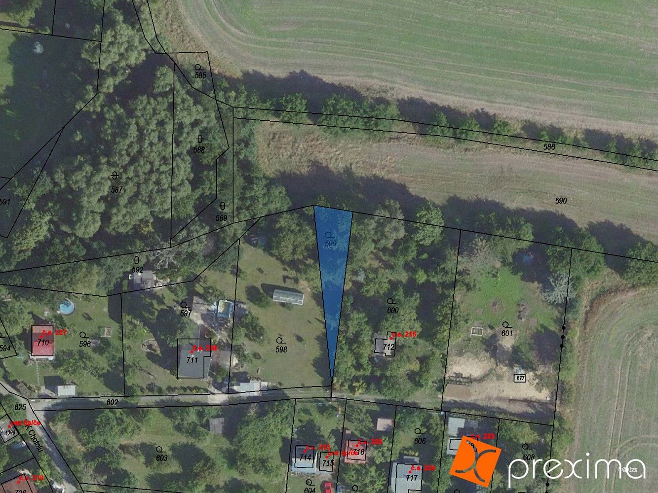 Prodej zahrada - Statenice, okres Praha-západ, Středočeský kraj - 1