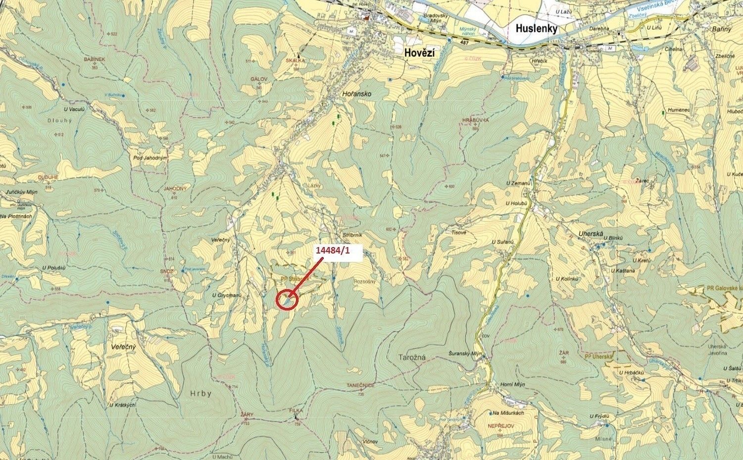 Les, 2 322 m²
