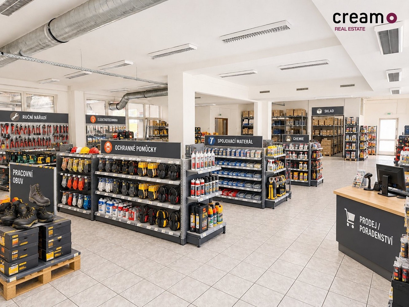 Obchodní prostory, Heršpická, Brno - Štýřice, 346 m² - 2
