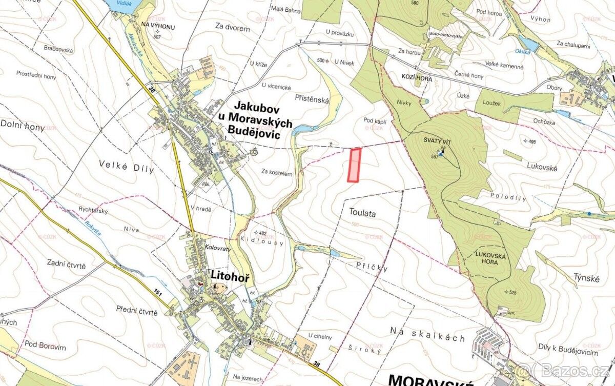 Prodej pozemek pro bydlení - Lesonice, 675 44