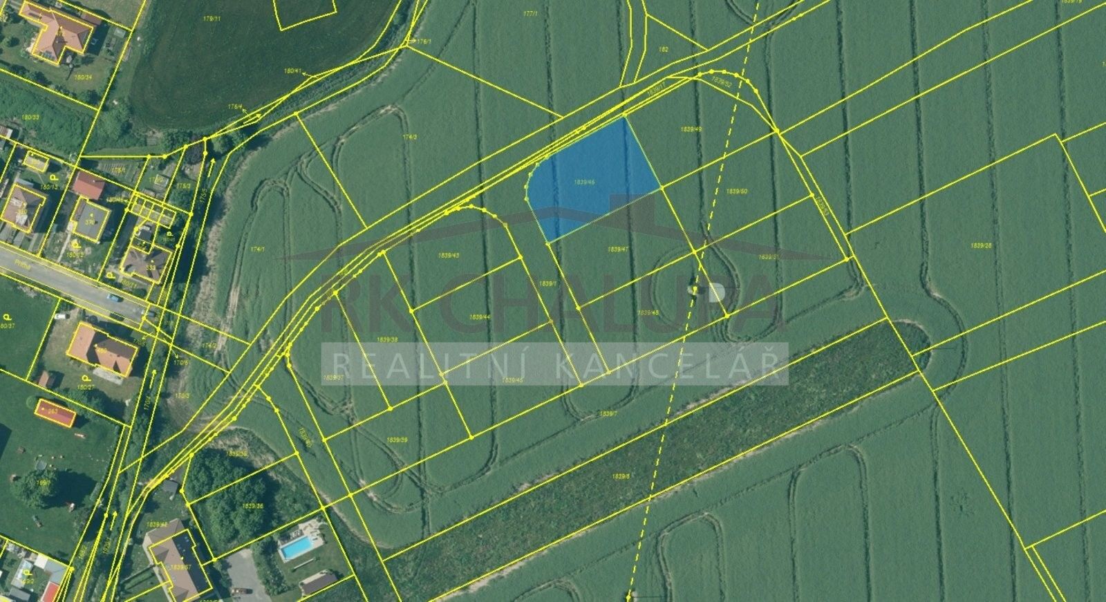 Pozemky pro bydlení, Třeboň II, 1 042 m² - 1