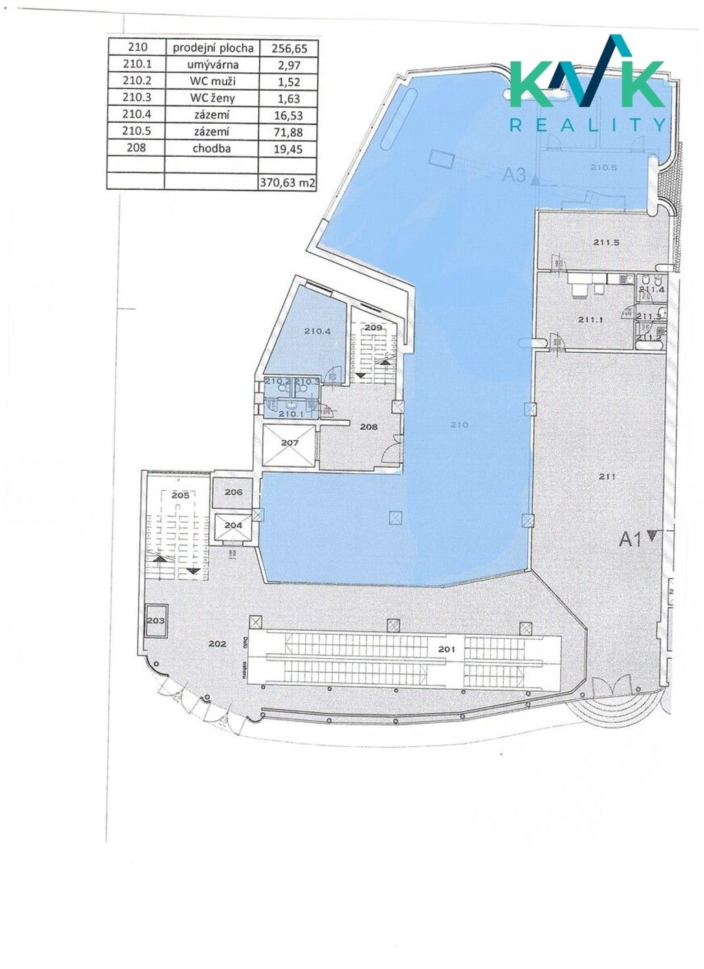 Obchodní prostory, T. G. Masaryka, Karlovy Vary, 371 m² - 1