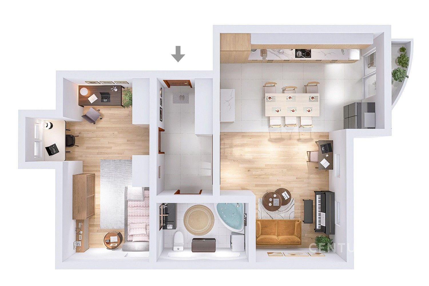 Byt 2+kk · 64 m² · Libocká, Praha 6 - Liboc - 4