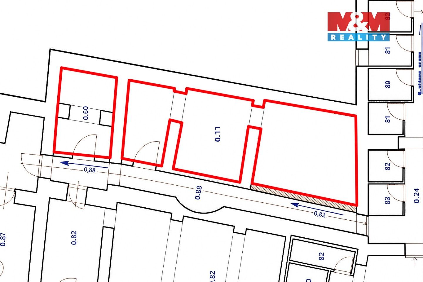 Prodej sklad - Cejl, Brno, 44 m²