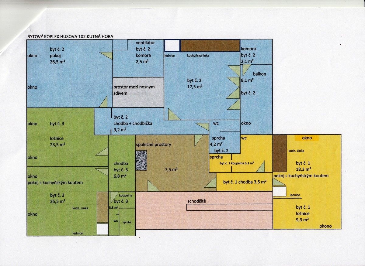 Byt 2+kk · 62 m² · Husova 16, Kutná Hora Žižkov - 4