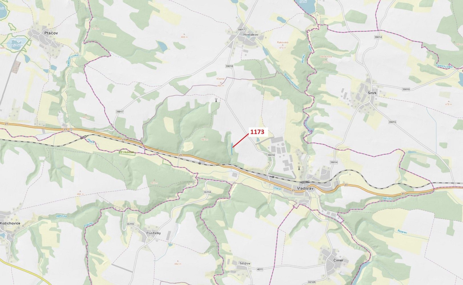 Les, 1 726 m²