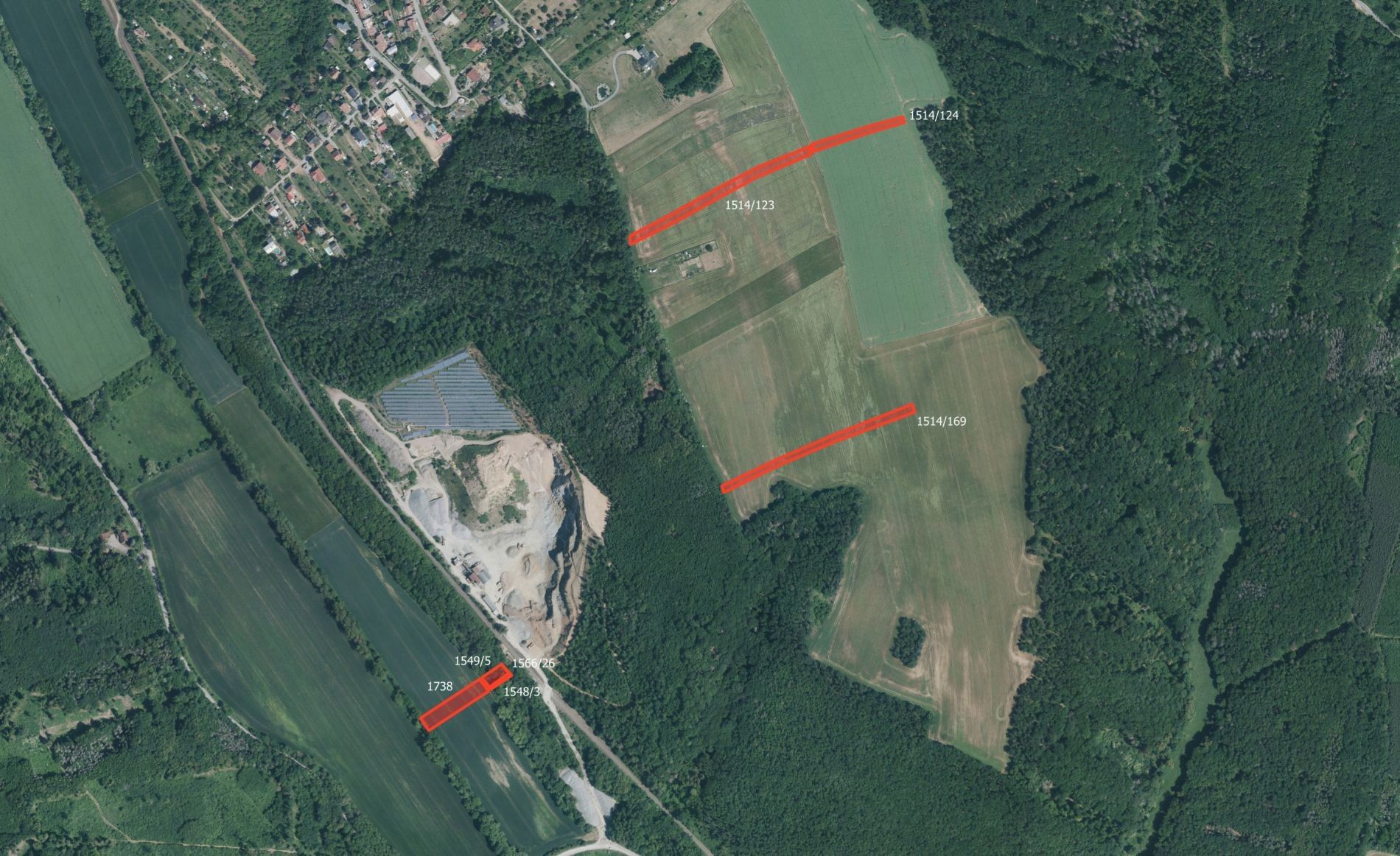 Zemědělské pozemky, Omice