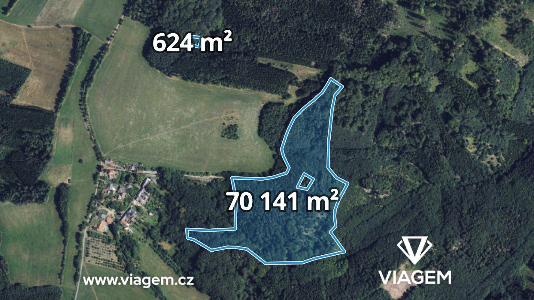 Les, 3 234 m²