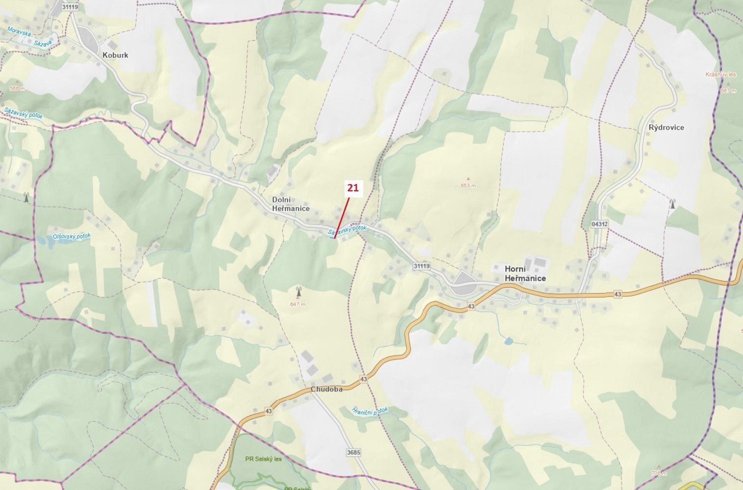 Lesy, Horní Heřmanice, okres Ústí nad Orlicí, Pardubický kraj - 1