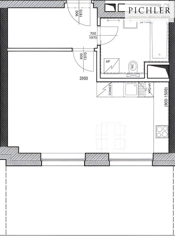1+kk, Nýřany, okres Plzeň-sever, Plzeňský kraj, 52 m² - 2