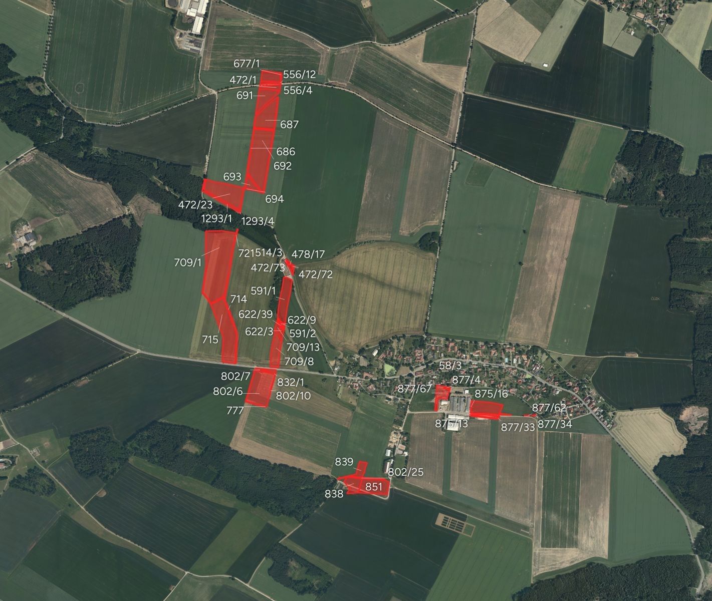 Zemědělské pozemky, Jehnědí