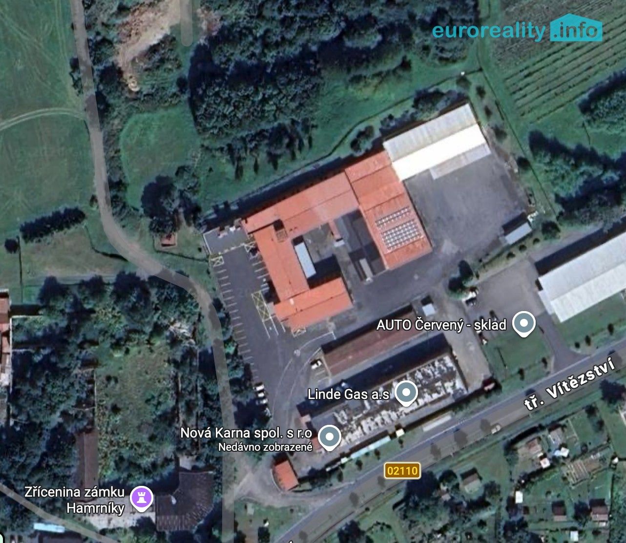 Komerční pozemky, třída Vítězství, Mariánské Lázně Hamrníky, 2 000 m² - 1