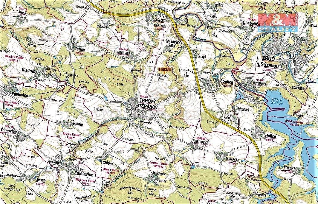 Prodej les - Trhový Štěpánov, okres Benešov, Středočeský kraj - 5