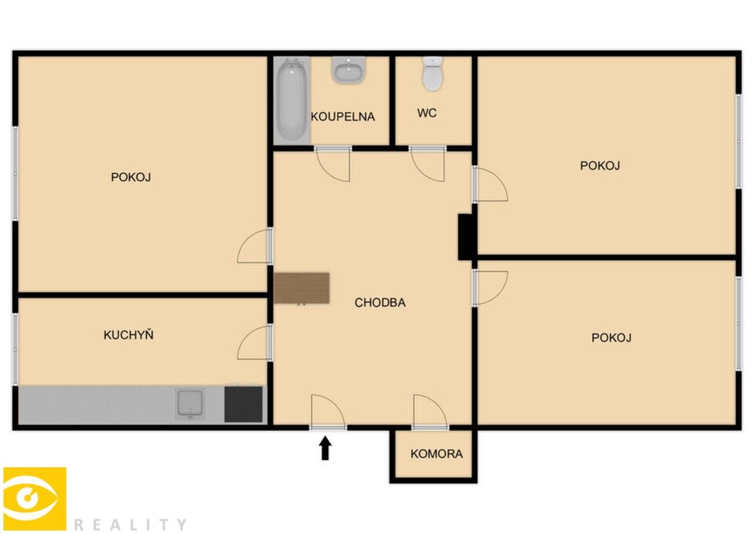 3+1, Křimická 570, Vejprnice, 80 m² - 2