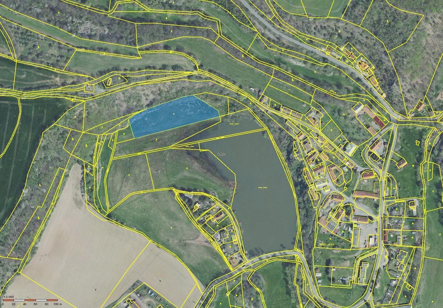 Prodej zahrada - Malá Lečice, Bojanovice, 7 044 m²