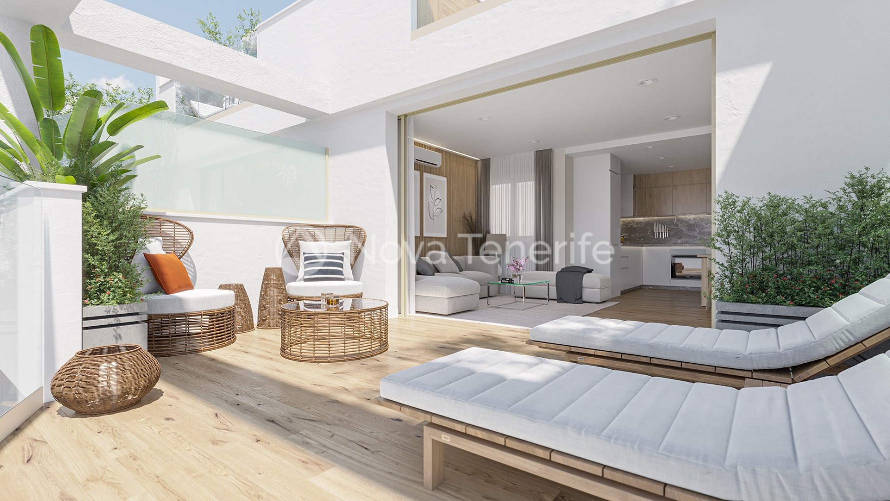 3+kk, Calle Herrador, Los Gigantes, Tenerife, Španělsko, 95 m² - 2