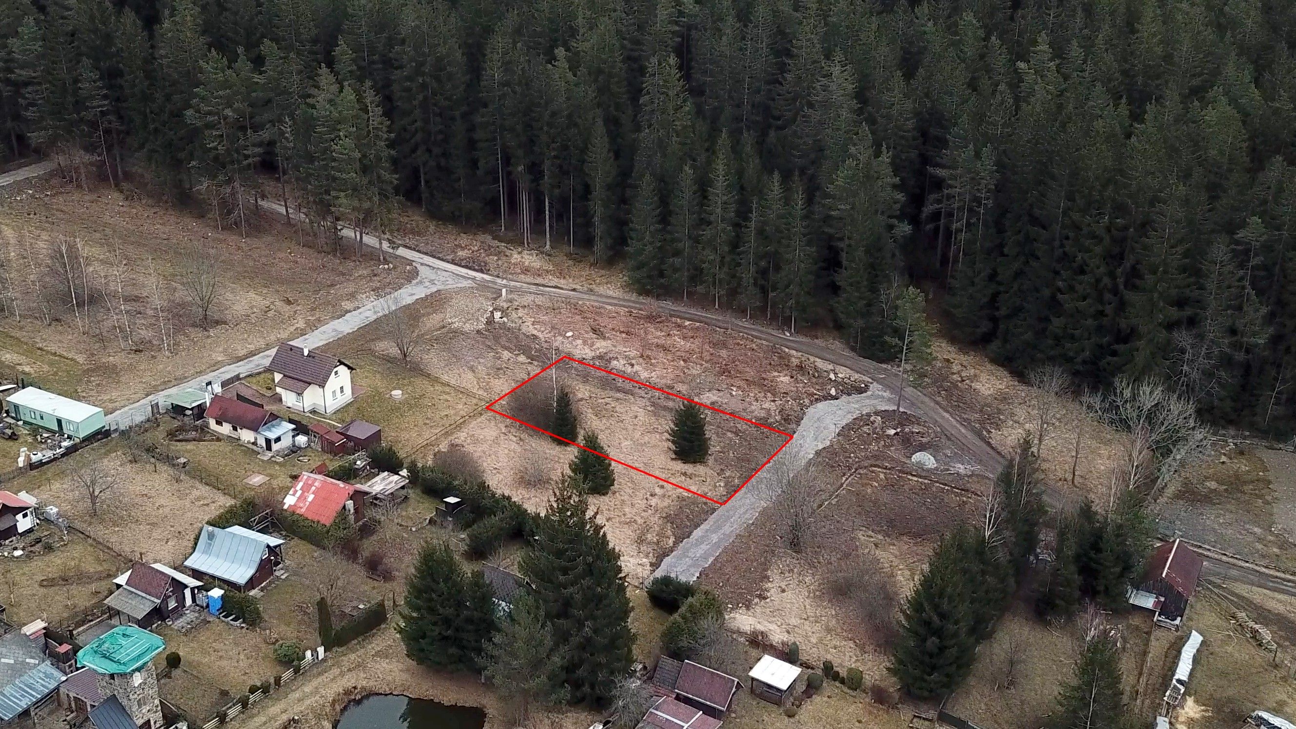 Prodej zahrada - Lipno nad Vltavou, 655 m²