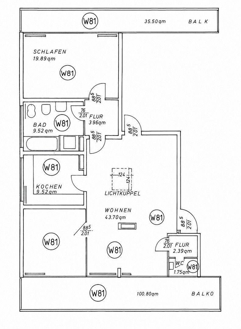 3+1, Offenbach am Main Offenbach am Main Hessen 63065, 101 m² - 1