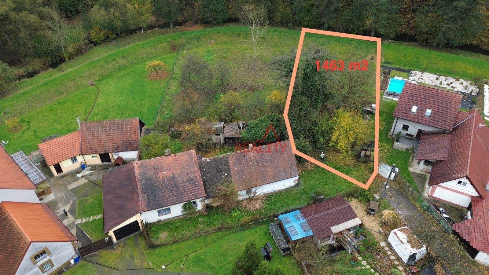 Pozemky pro bydlení, Potoční, Tábor, 1 463 m²