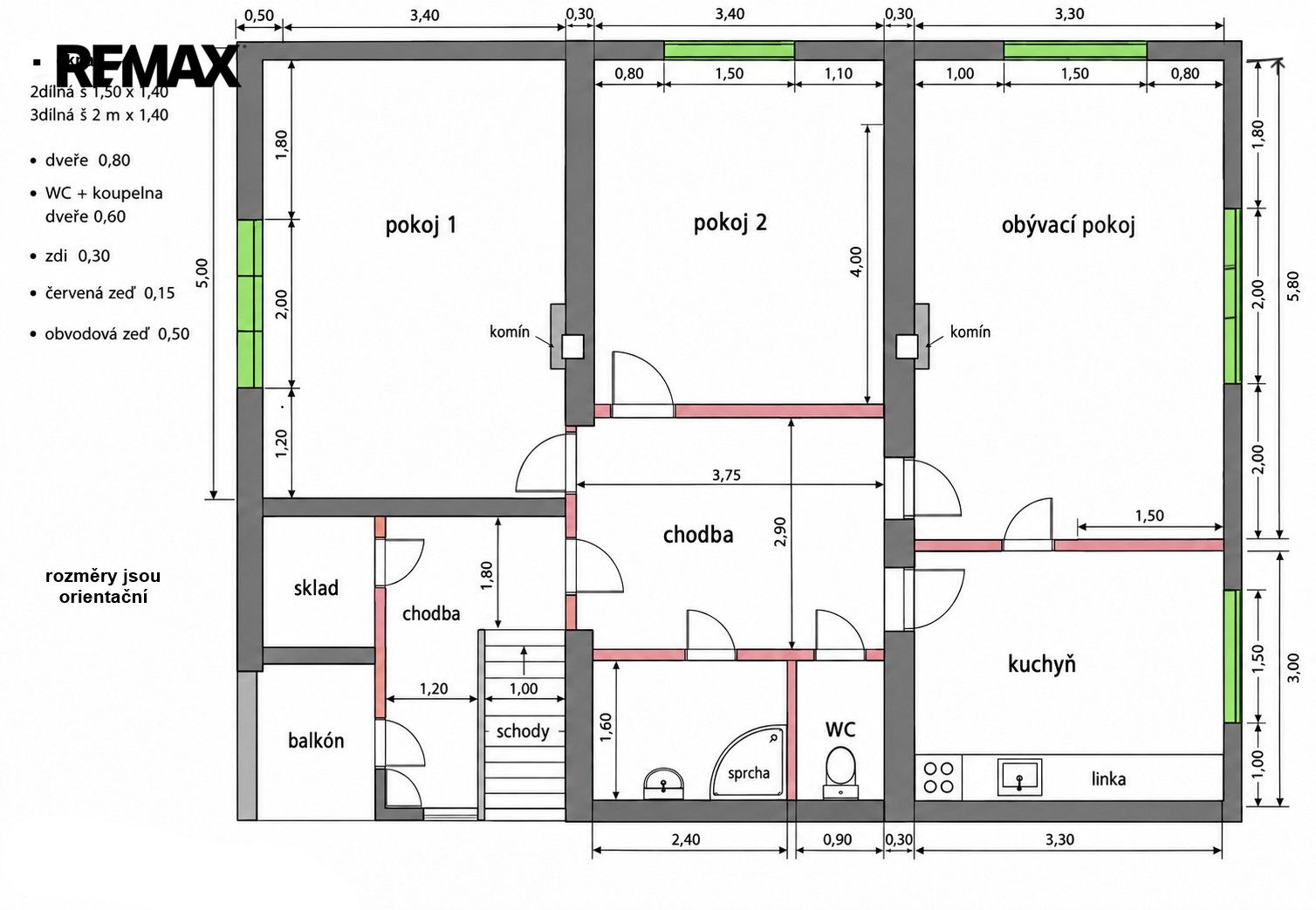Byt 3+1 · 77 m² · Náměstí Vítězslava Hálka 96, Odolena Voda Dolínek - 4