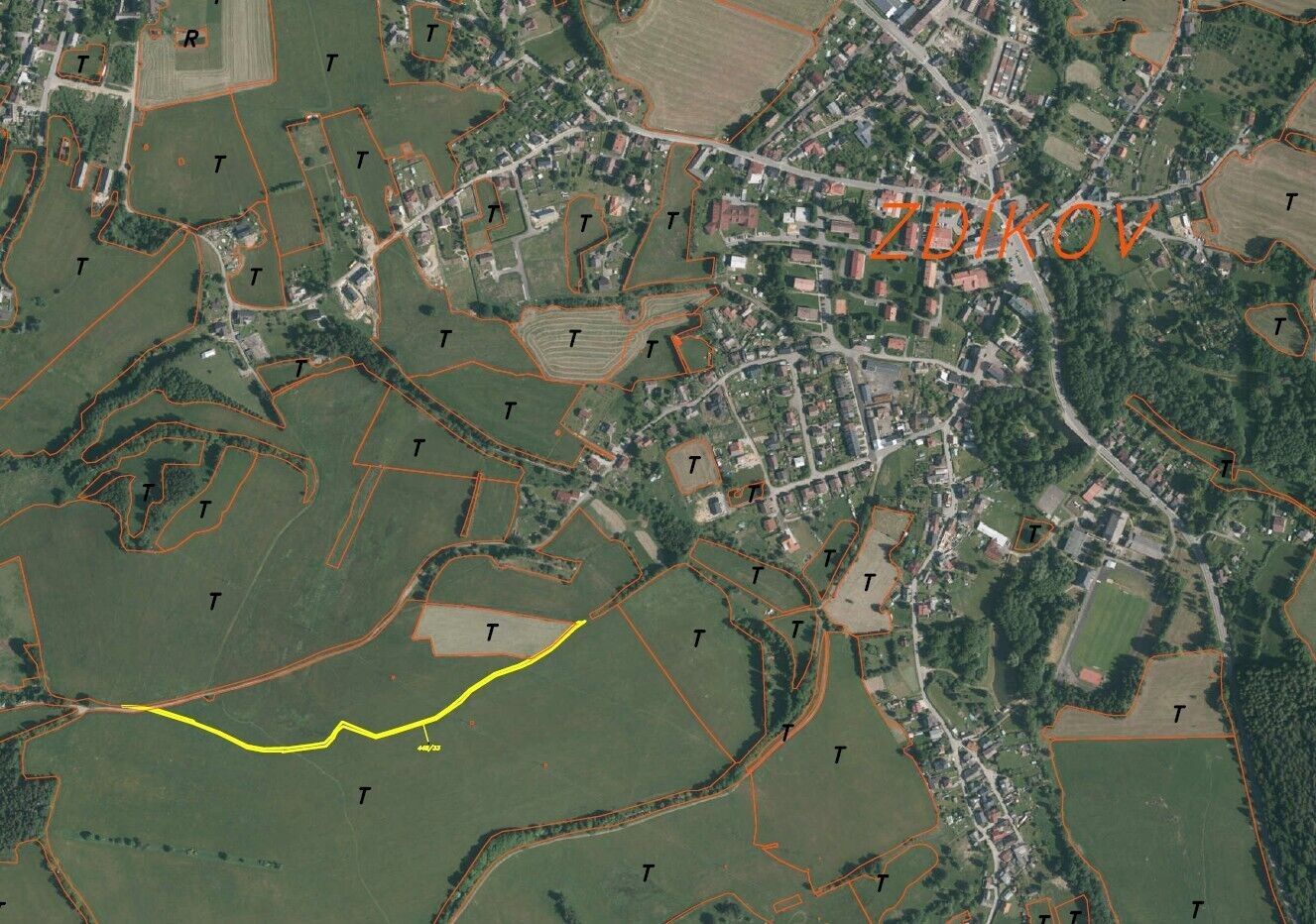 Zemědělské pozemky, Zdíkov, 2 180 m² - 1