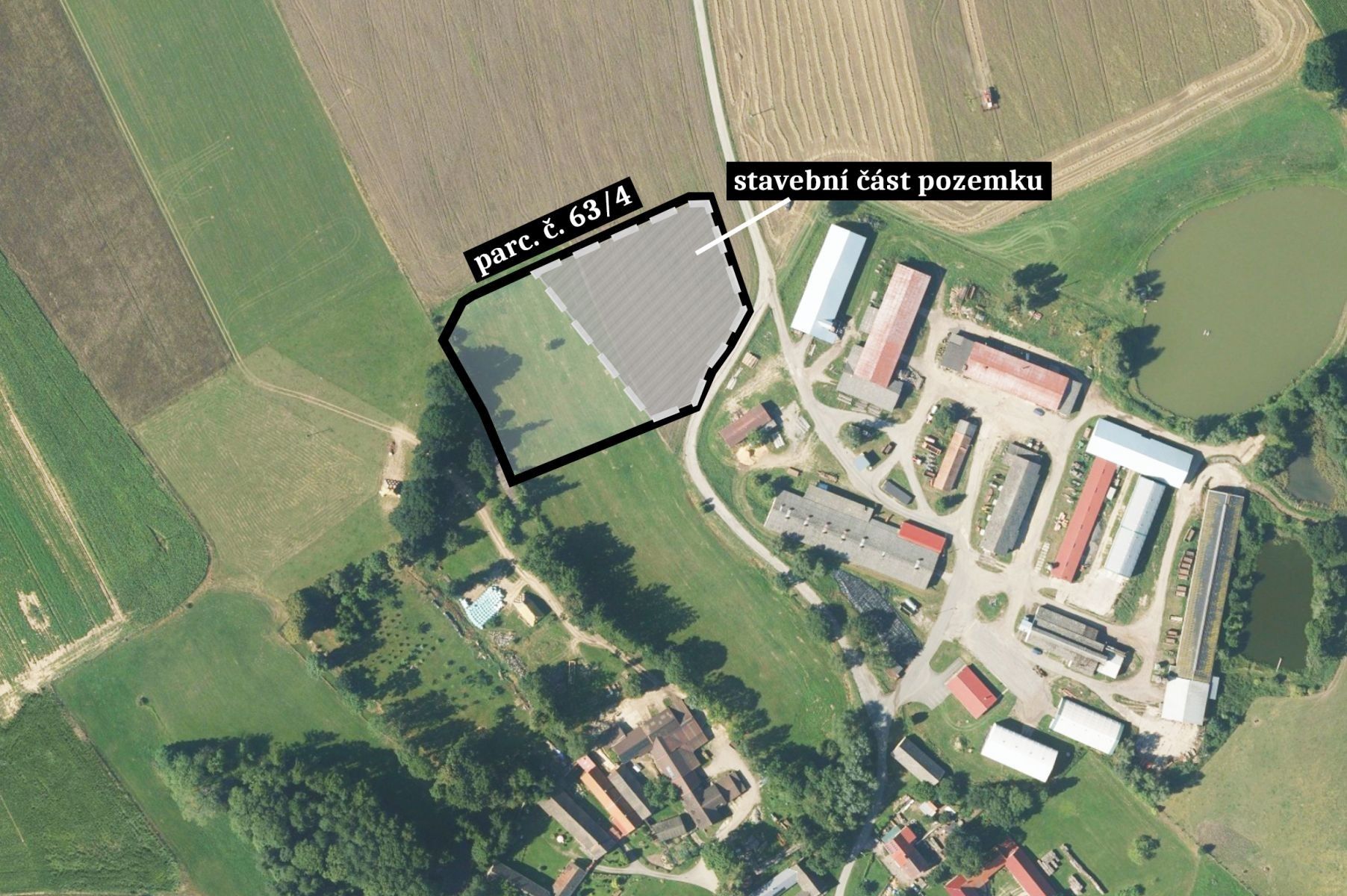 Prodej komerční pozemek - Žirovnice Litkovice - 2