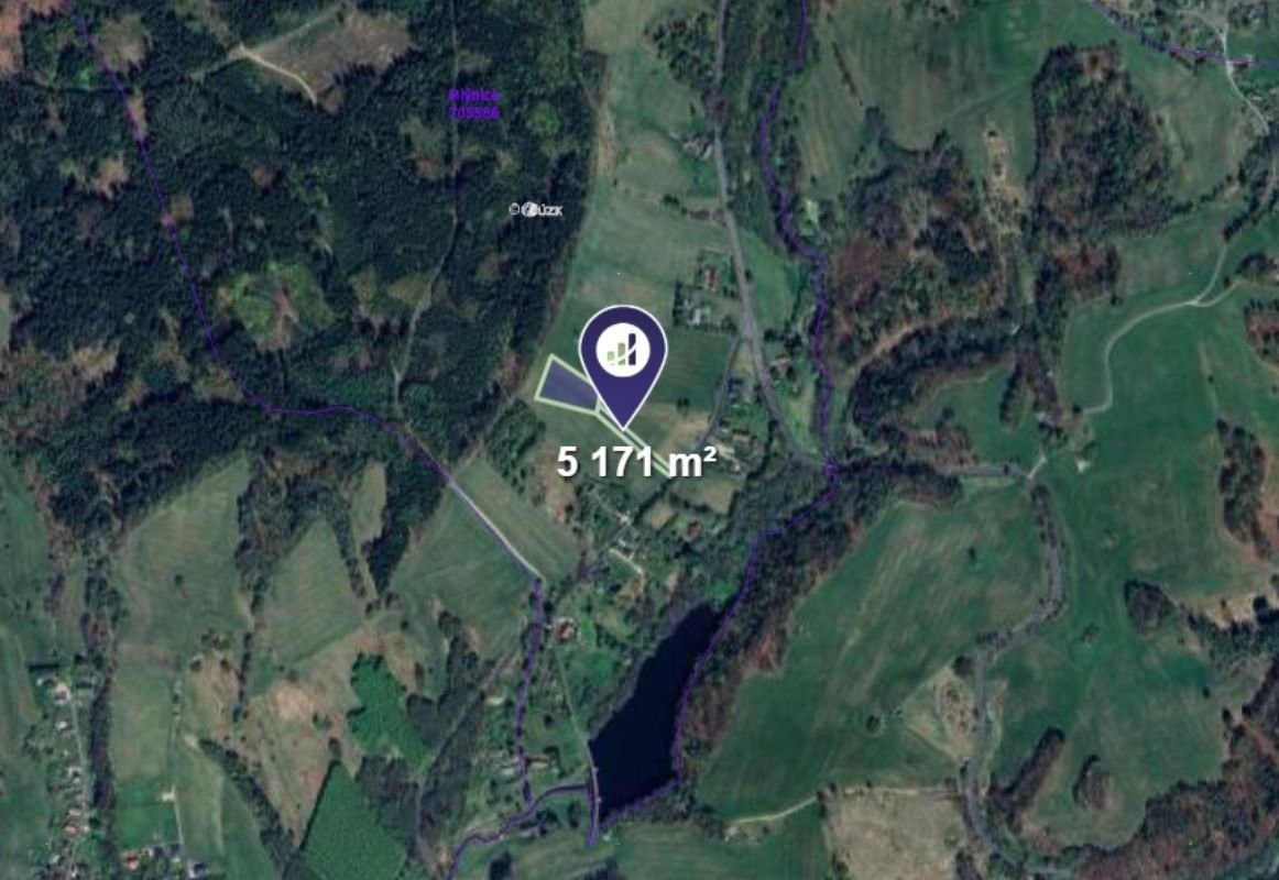 Prodej zemědělský pozemek - Nová Ves, 4 279 m²