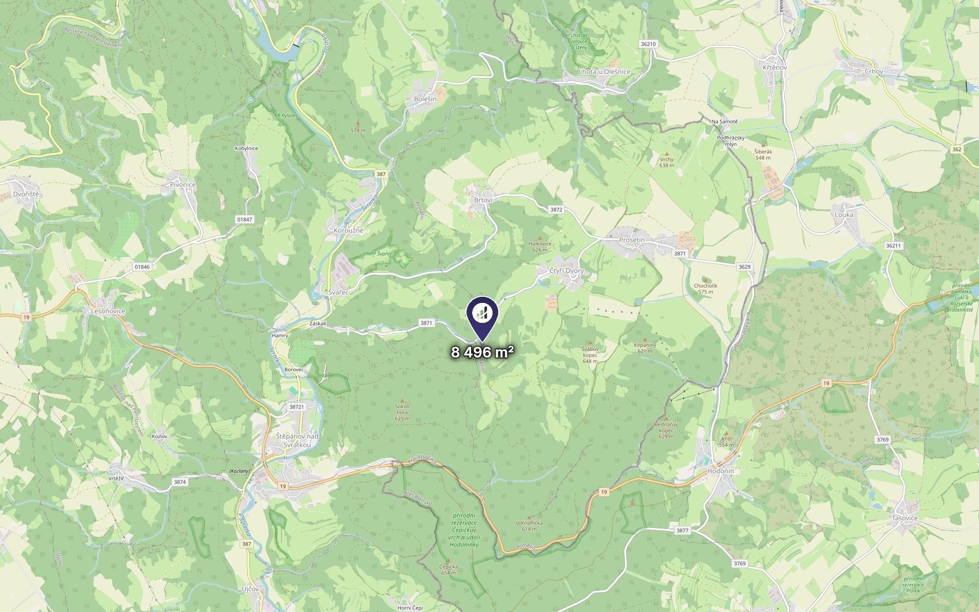 Louka · 8 496 m² · Prosetín - 3