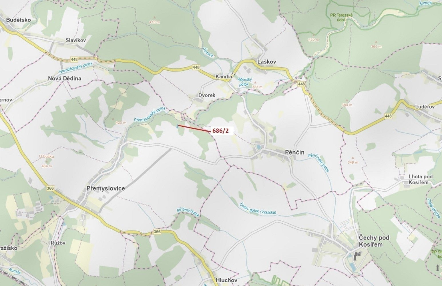 Lesy, Laškov, okres Prostějov, Olomoucký kraj - 1