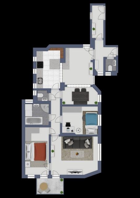 5+1, Hohenfelde Hohenfelde Hamburg 22087, 130 m² - 1