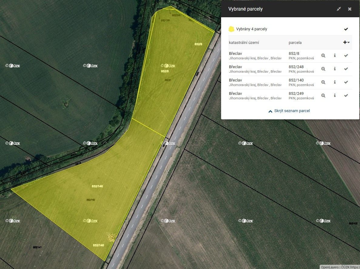 Prodej pozemek pro bydlení - Břeclav, 690 02