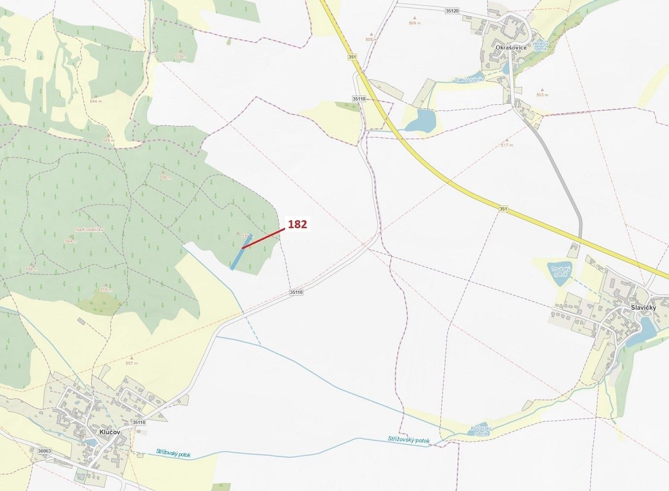 Les, 2 665 m²