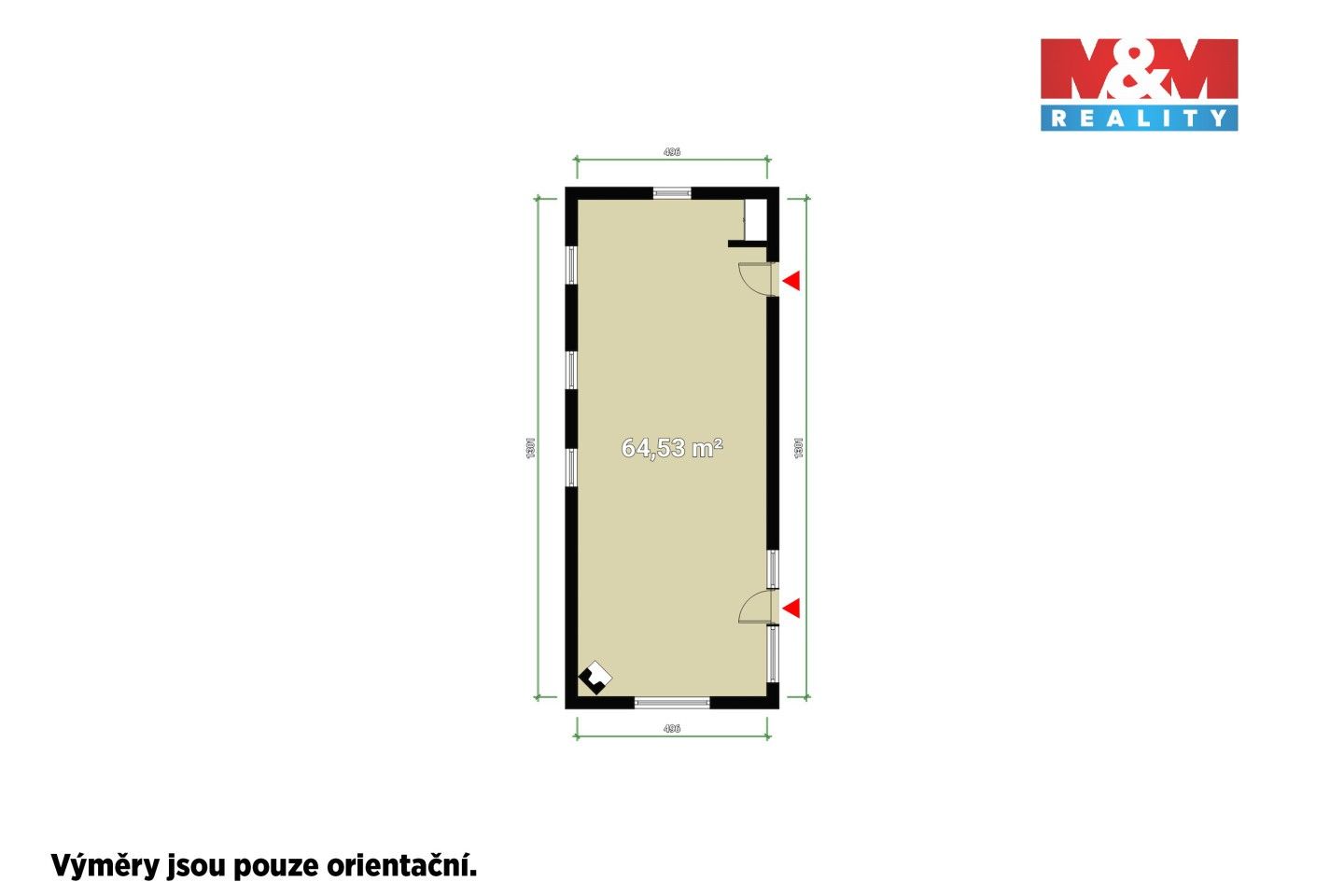 Pronájem obchodní prostory - Koldinova, Klatovy, 64 m²