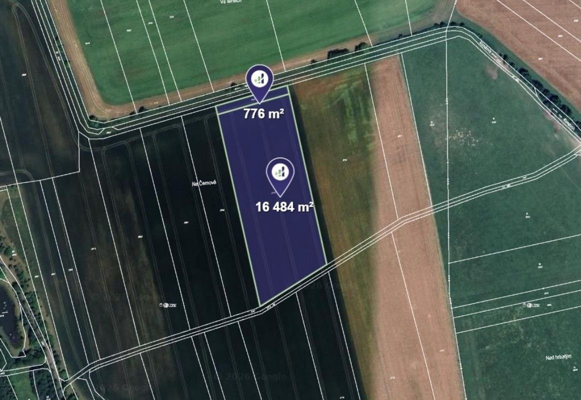 Zemědělské pozemky, Kunovice, 4 315 m²