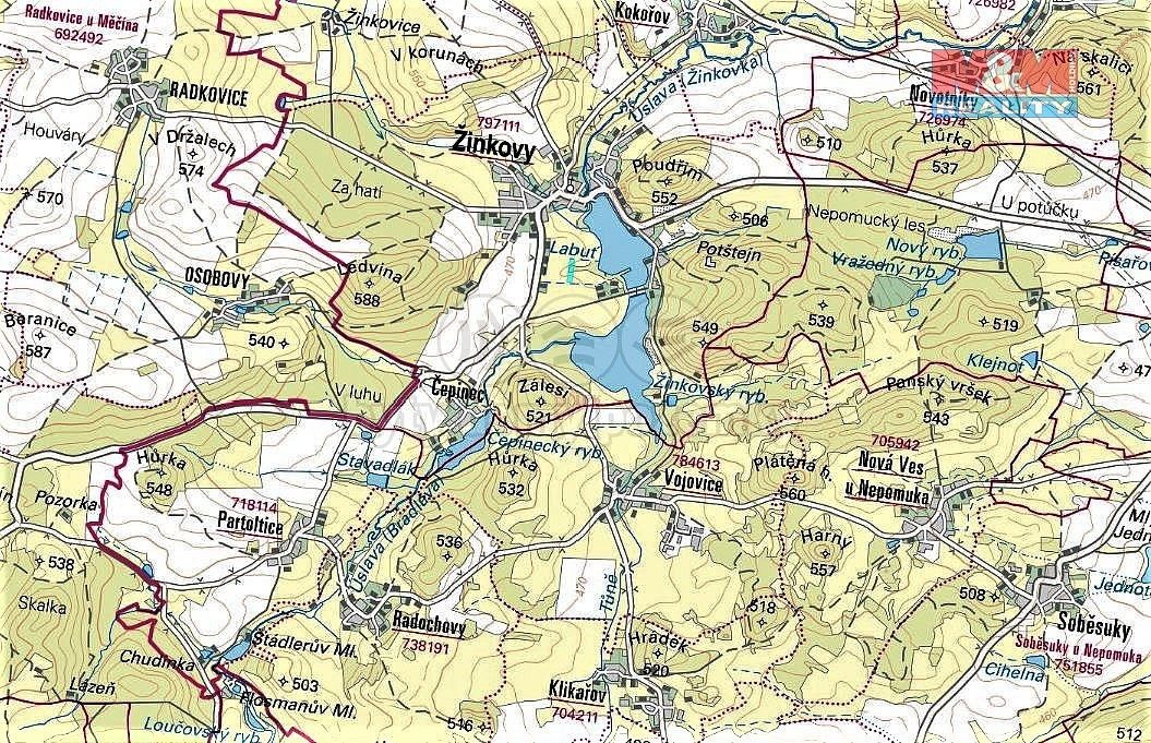 Prodej louka - Žinkovy, okres Plzeň-jih, Plzeňský kraj - 2