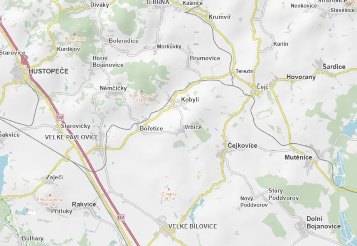 Pozemek · 3 484 m² · Čejkovice - 3