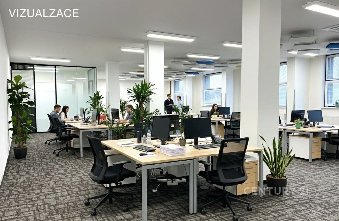 Pronájem kancelář - Za zastávkou 373, Praha, 61 m²