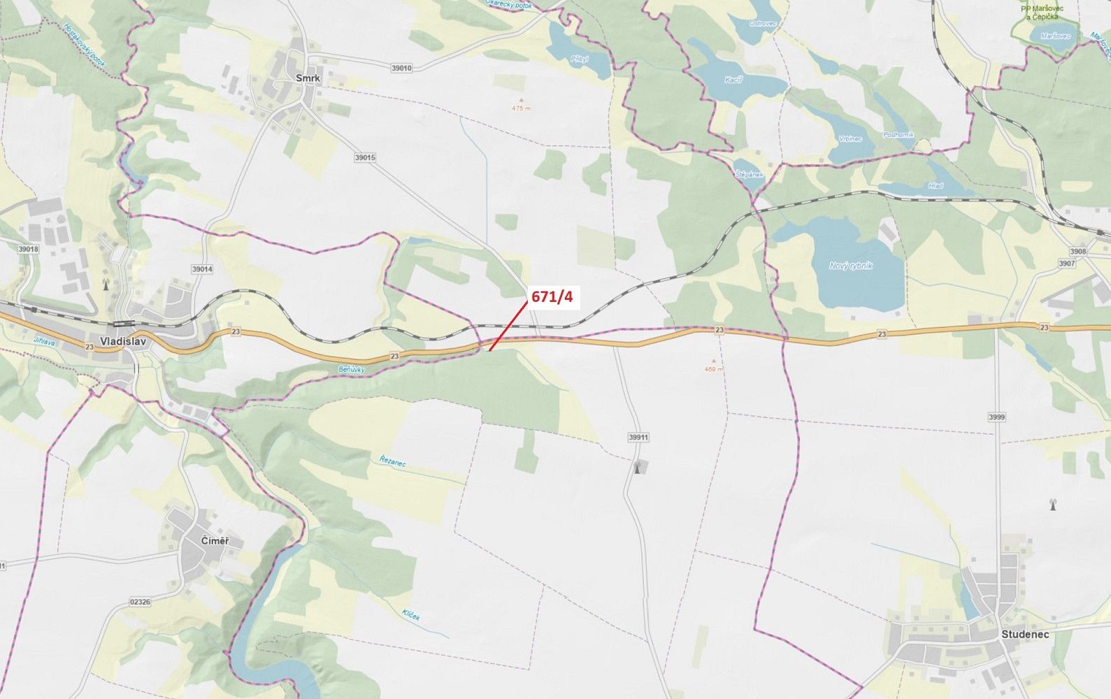 Les, 40 m²