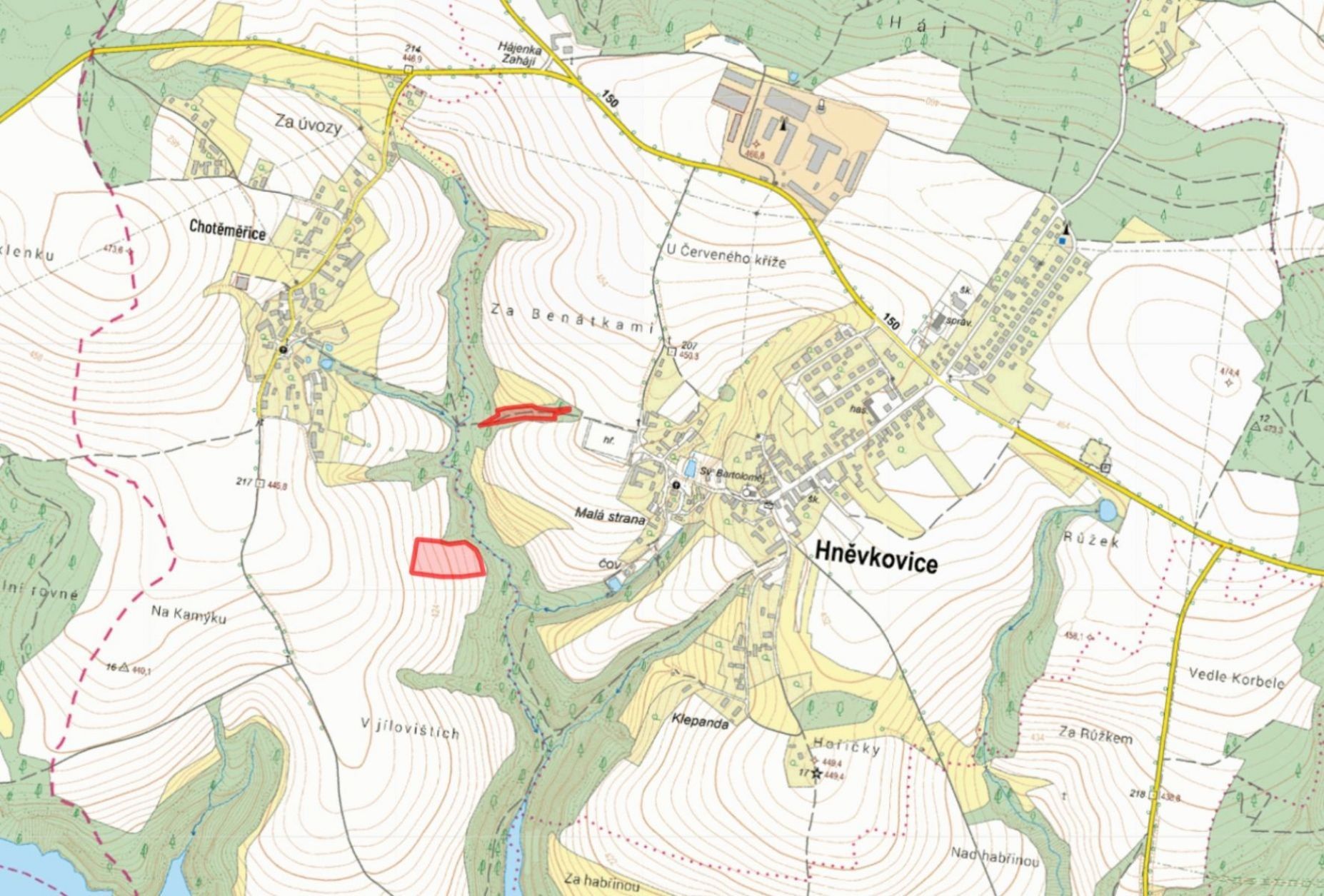 Zemědělský pozemek · Hněvkovice Chotěměřice - 2