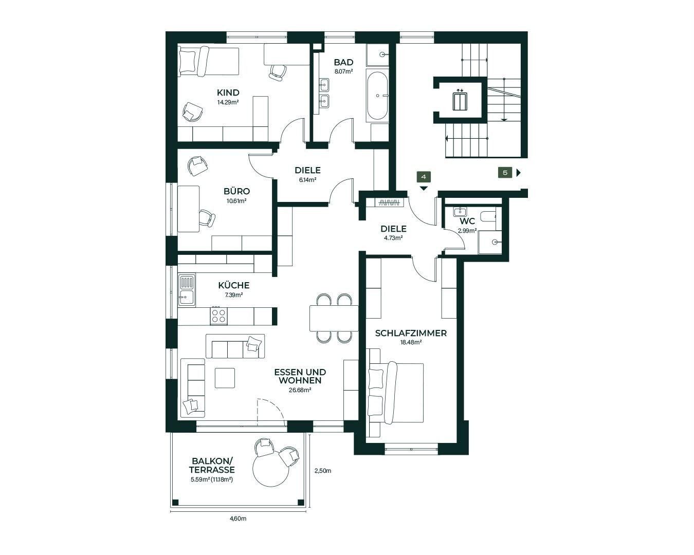 Byt 4+1 · 108 m² · Oelsnitzerstr. 67, , Bavorsko - 3