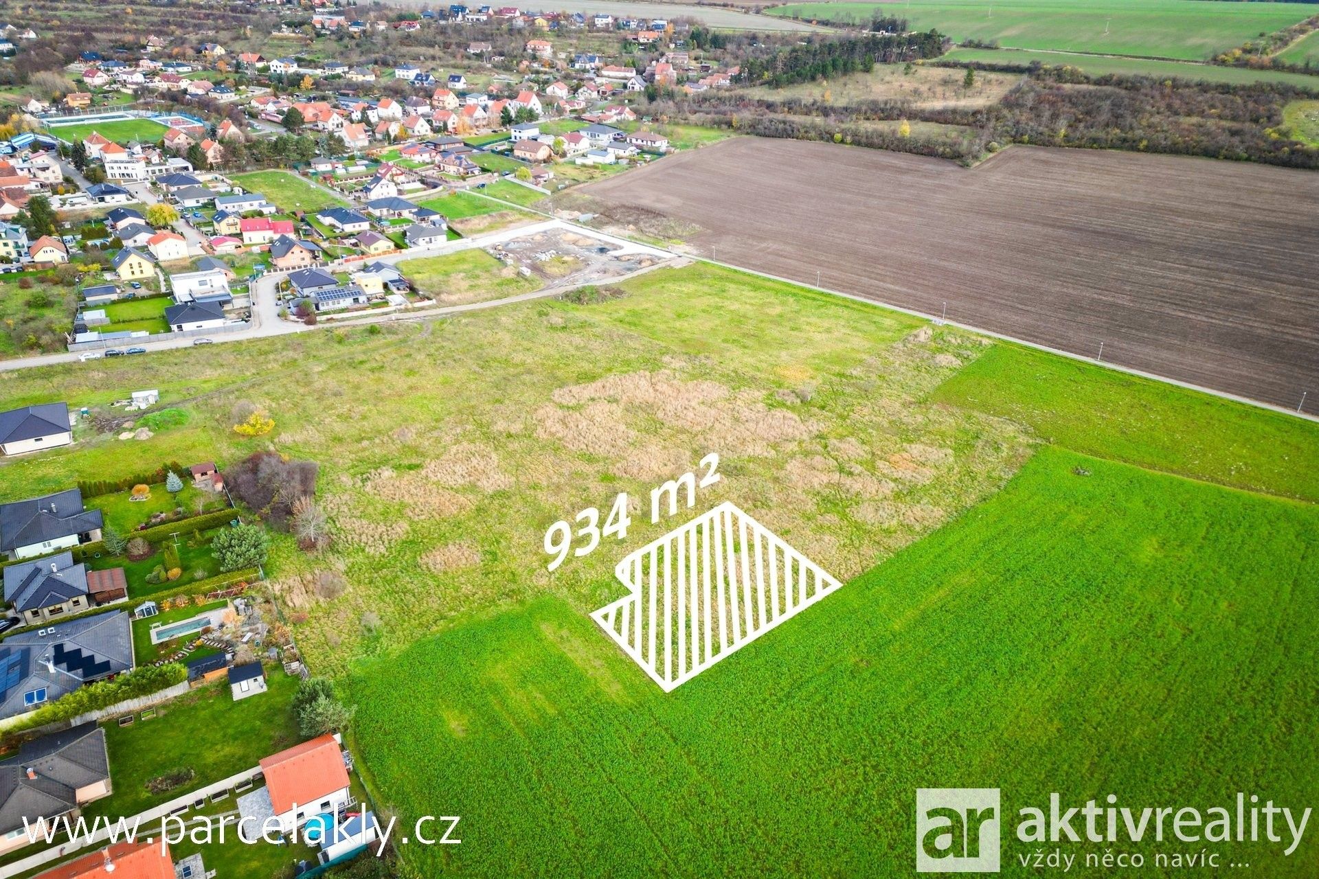 Prodej pozemek pro bydlení - Kly, 934 m²