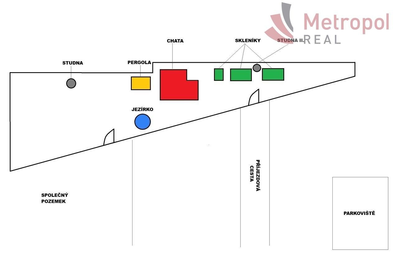 Prodej zahrada - Jenišov, 534 m²